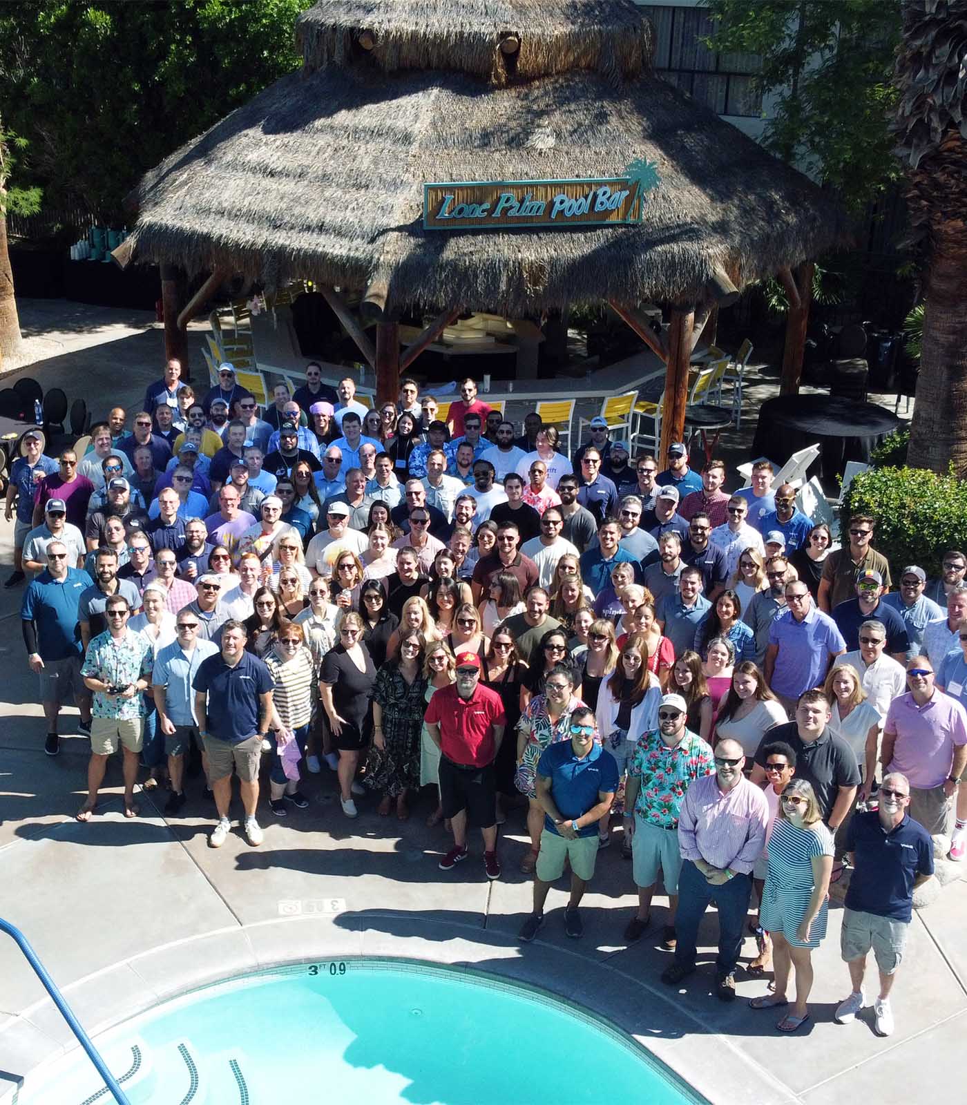 Group Shot Pool - Spindrift Team